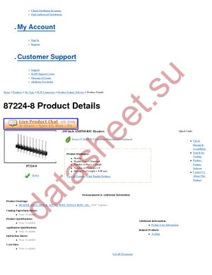 87224-8 datasheet  